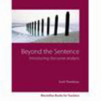 Beyond the Sentence 1405064072 Book Cover