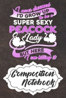 Composition Notebook: 110 Blank Lined Papers - 6x9 Personalized Customized Peacock Composition Notebook Journal Gift For Peacock Lovers 1676642897 Book Cover