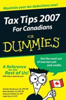 Tax Tips 2007 For Canadians For Dummies 0470840544 Book Cover
