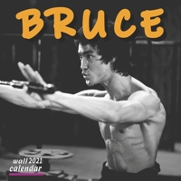 BRUCE WALL CALENDAR 2021: 16 Months 8.5x8.5 inch Glossy Finish B08RBLH1XF Book Cover