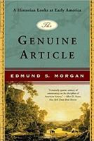 The Genuine Article: A Historian Looks at Early America 0393327140 Book Cover