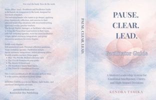 Pause. Clear. Lead.: Facilitator Guide: A Hands-On Companion for Individual Leaders, Scrum Masters, and Team Facilitators B0GVNG4QS4 Book Cover