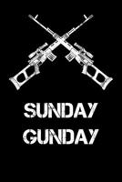 Sunday Gunday: Shooting Log Book, Record Logbook, 6 x 9, 150 pages 1688845984 Book Cover