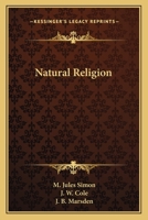 La Religion Naturelle 1163614505 Book Cover