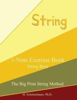 3-Note Exercise Book: String Bass 1491012730 Book Cover
