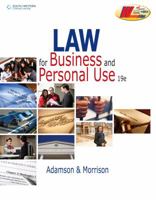 Law for Business and Personal Use 0538440511 Book Cover