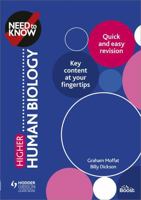 Need to Know: Higher Human Biology 1510451161 Book Cover