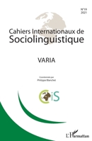 Cahiers internationaux de sociolinguistique: Varia 2343250952 Book Cover