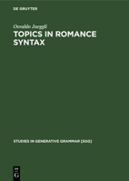 Topics in Romance Syntax 3112420217 Book Cover