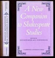 A New Companion to Shakespeare Studies 0521096456 Book Cover