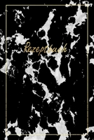 Rezeptbuch Zum Selberschreiben : Blanko Kochbuch F?r 50 Rezepte Ca A5, Design Schwarzwei? 1707279918 Book Cover