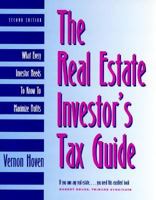 The Real Estate Investor's Tax Guide: What Every Investor Needs to Know to Maximize Profits 0793114772 Book Cover