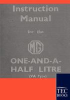 Instruction Manual for the MG 1,5 Litre 3861951827 Book Cover