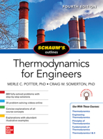 Schaums Outline of Thermodynamics for Engineers, Fourth Edition 1260456528 Book Cover