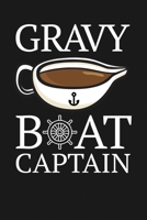 Gravy Boat Captain: Notebook: Funny Blank Lined Journal 1670192075 Book Cover
