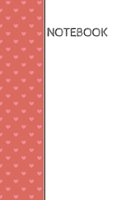 Notebook: Love heart pattern wrap around design notebook: 90 blank pages 1702662594 Book Cover