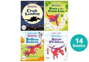 Stories for Maths: Oxford Reading Levels 7-8: Dragons of Moontail Island Y2/P3 (14 book pack) 1382058276 Book Cover