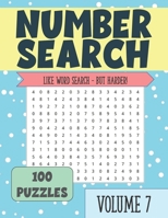 Number Search: Puzzle Book for Seniors and Adults VOLUME 7 B08NDVKRPX Book Cover