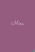 Mira: notebook with the name on the cover, elegant, discreet, official notebook for notes, dot grid notebook, B084B23H2W Book Cover