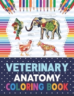 Veterinary Anatomy Coloring Book: Introduction to veterinary anatomy. The New Surprising Magnificent Learning Structure For Veterinary Anatomy ... Dog Cat Horse Bird Anatomy Coloring book. B08P3L349Q Book Cover