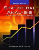 Statistical Analysis in Administration 0763740764 Book Cover