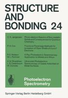 Photoelectron Spectrometry 3662155141 Book Cover