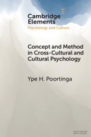 Concept and Method in Cross-Cultural and Cultural Psychology 1108827616 Book Cover