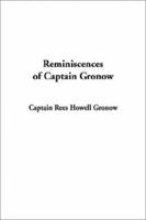 Reminiscences and Recollections of Captain Gronow 1438536429 Book Cover