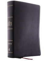 The NIV, Open Bible, Leathersoft, Brown, Red Letter, Comfort Print: Complete Reference System 0785230254 Book Cover