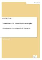 Diversifikation Von Unternehmungen 3838607120 Book Cover