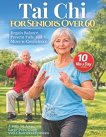 Tai Chi for Seniors Over 60: Regain Balance, Prevent Falls, and Move with Confidence - A Step-by-Step, Large Print Guide with Chair Modifications for Safe, Gentle Daily Practice 1805567535 Book Cover