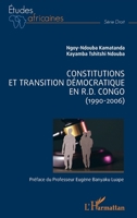 Constitutions et transition démocratique en R.D.Congo: (1990-2006) (Études Africaines) (French Edition) 2140258487 Book Cover