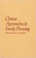 Chinese Approaches to Family Planning 113803813X Book Cover