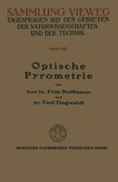 Optische Pyrometrie 3663008916 Book Cover