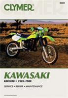 Kawasaki KDX200, 1983-1988: Service, Repair, Maintenance 0892875143 Book Cover