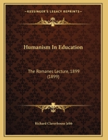 Humanism in Education 3743306581 Book Cover