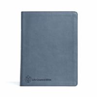 CSB Life Counsel Bible, Slate Blue LeatherTouch, Indexed: Practical Wisdom for All of Life 1087785642 Book Cover