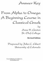 Answer Key from Alpha to Omega 0941051196 Book Cover