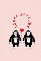 Lover Gorillas: Valentine's Day Gift - ToDo Notebook in a cute Design - 6 x 9 (15.24 x 22.86 cm) 1655015028 Book Cover