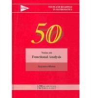Notes on Functional Analysis 8185931895 Book Cover