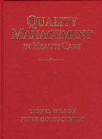 Quality Management in Healthcare 0074702475 Book Cover