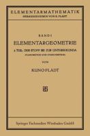 Elementargeometrie: Der Stoff Bis Zur Untersekunda 3663154645 Book Cover