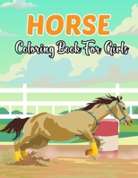 Horse Coloring Book For Girls: Amazing Horse Design for Girls | Fun and Cute Gift for Horse Lovers. Vol-1 B08VCKZZXK Book Cover