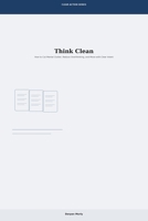 Think Clean: How to Cut Mental Clutter, Reduce Overthinking and Move with Clear Intent (Clear Action Series) B0GVJSC24M Book Cover