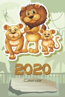 2020 Calendar: Zookeeper, Zoo Fan Calendar, Planner, including a Bullet Grid Notes section. Bonus: 2020 + 2021 year overview calendar, 6x9 inch, Creme Paper, 120 Pages 170993073X Book Cover