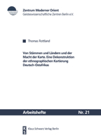 Von Stämmen Und Ländern Und Der Macht Der Karte: Eine Dekonstruktion Der Ethnographischen Kartierung Deutsch-Ostafrikas 3879976090 Book Cover