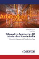 Alternative Approaches Of Modernized Law In India 365961467X Book Cover