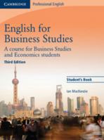 English for Business Studies Student's book: A Course for Business Studies and Economics Students 0521743427 Book Cover
