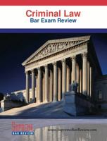 Criminal Law: Bar Exam Review 1936450038 Book Cover