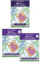 Sixth Grade Math with Confidence Complete Bundle 1944481958 Book Cover